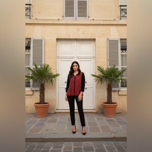 NWOT. Elementz Blouse. Perfect to Dress Up or Dress Down.